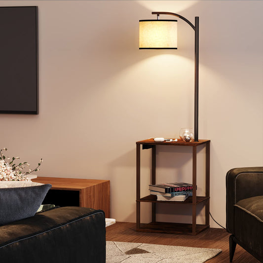 SUNMORY Floor Lamp with Table