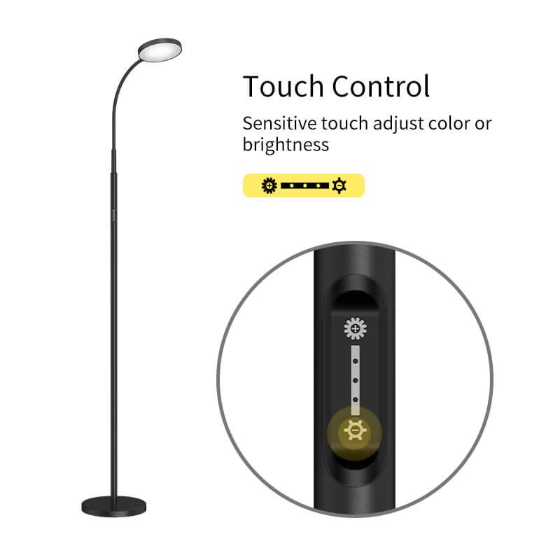 led floor lamp touch control