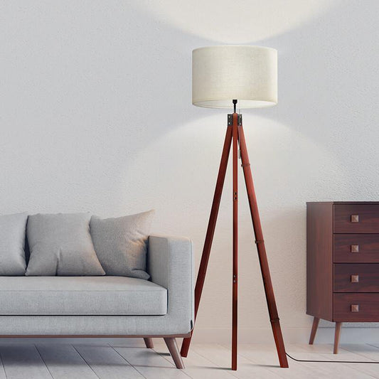 Wood Tripod Floor Lamp - SUNMORY